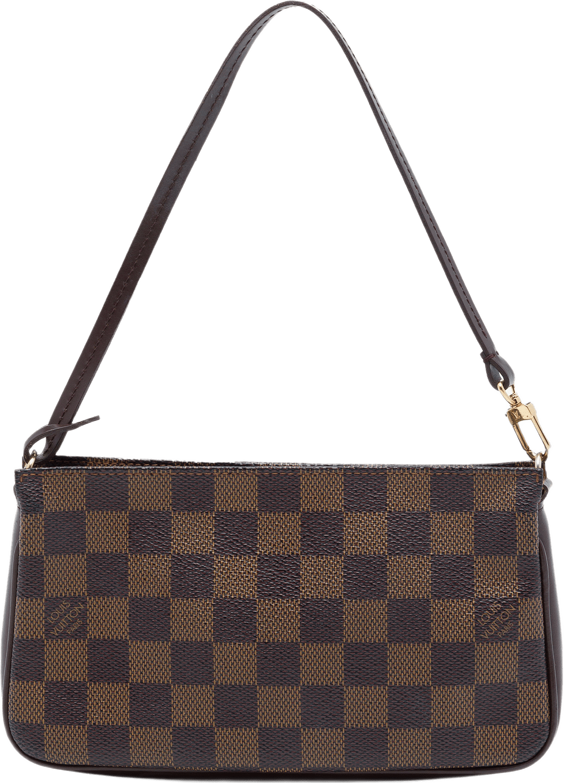 Louis Vuitton Damier Ebene Pochette Accessoires, från Luxclusif, i färgen brun.
