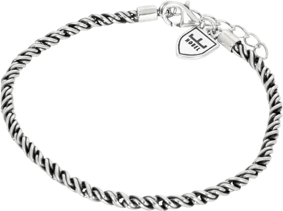 Silverarmband | Tvinnat 3 Mm | Nobel By Billgren