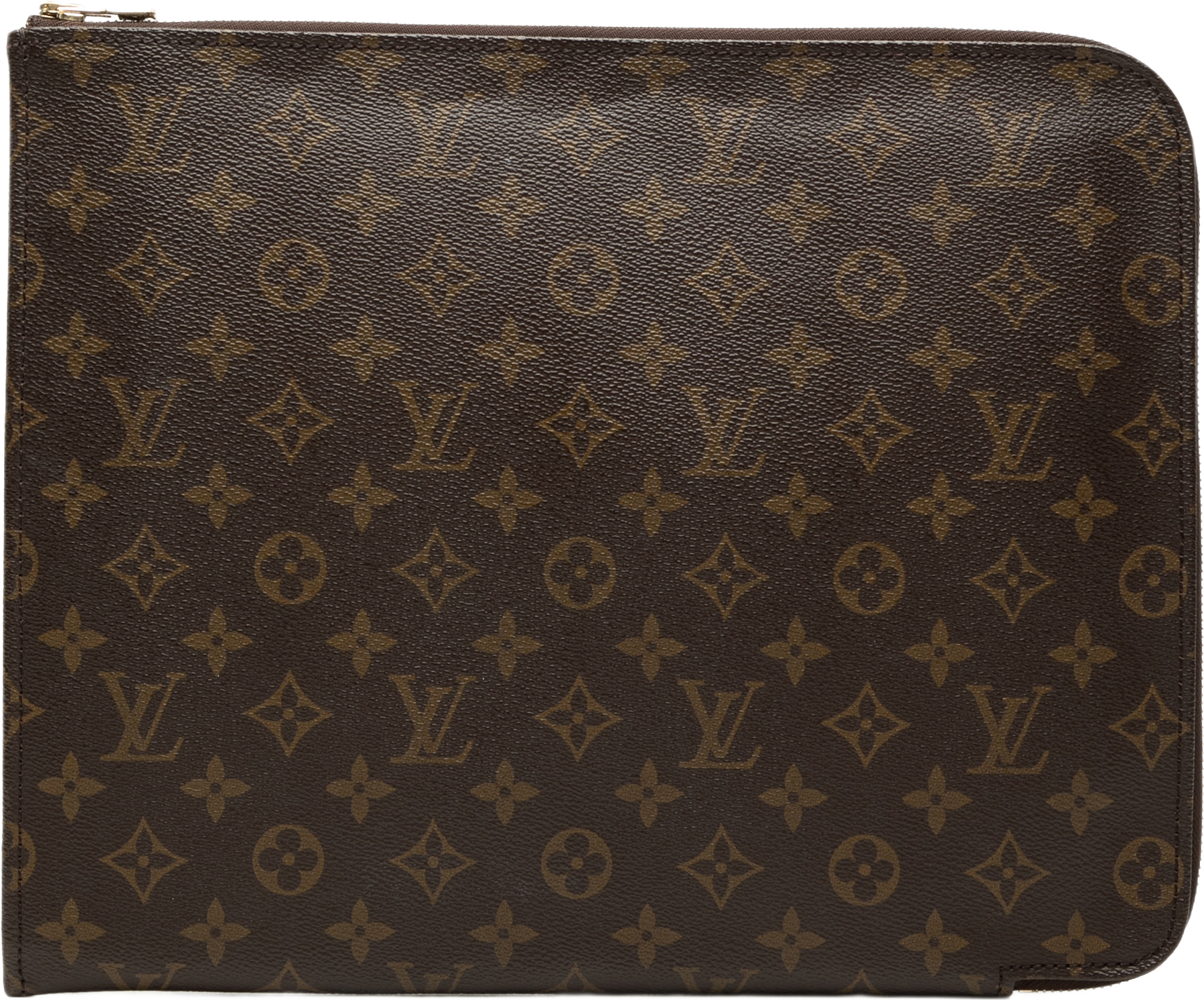 Louis Vuitton Monogram Poche Documents Portfolio 30, från Luxclusif, i färgen brun.