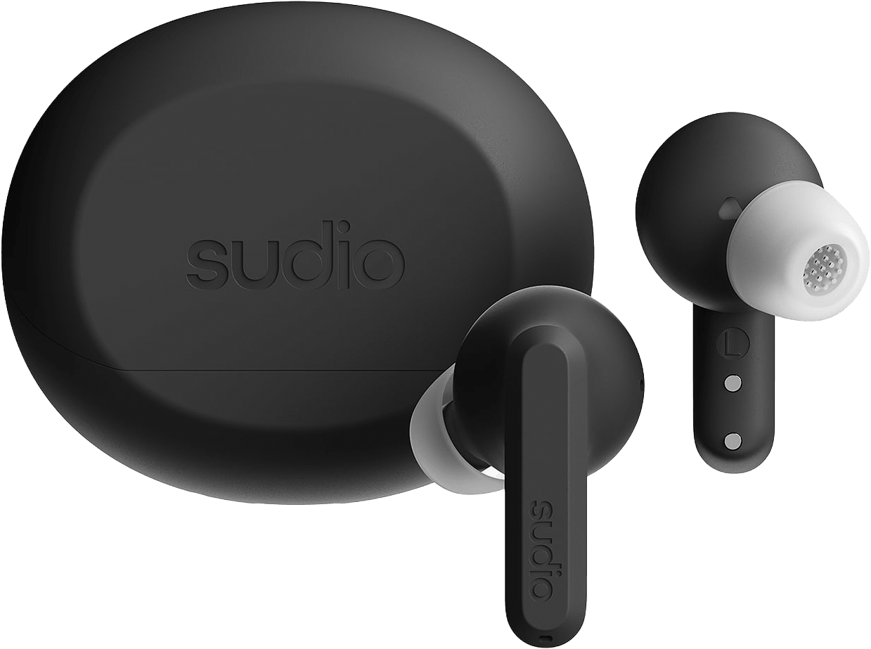 Sudio A3 Pro, från Sudio, i färgen cloudy black.
