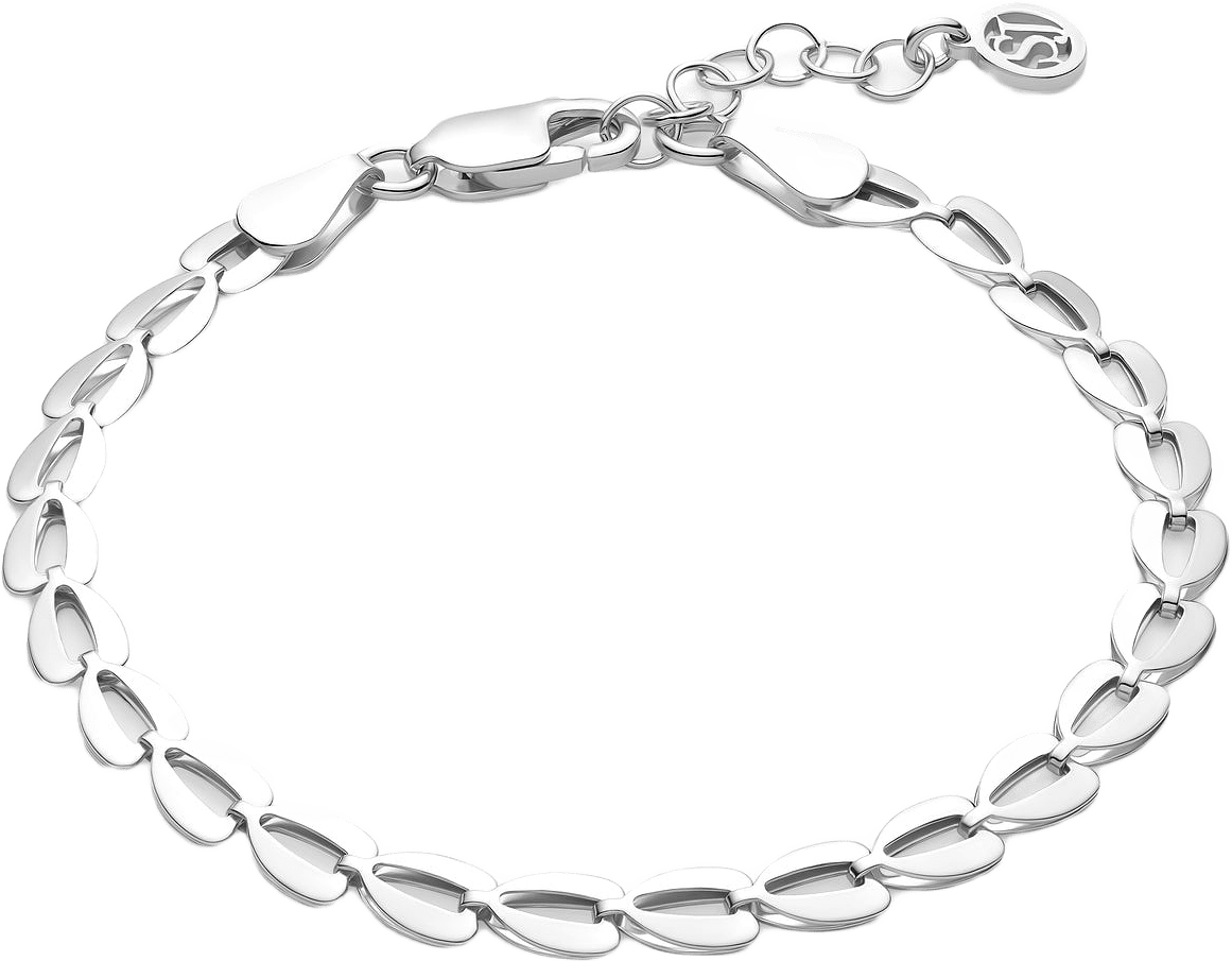 Armband Heartbeat, från Sif Jakobs Jewellery, i färgen silver.