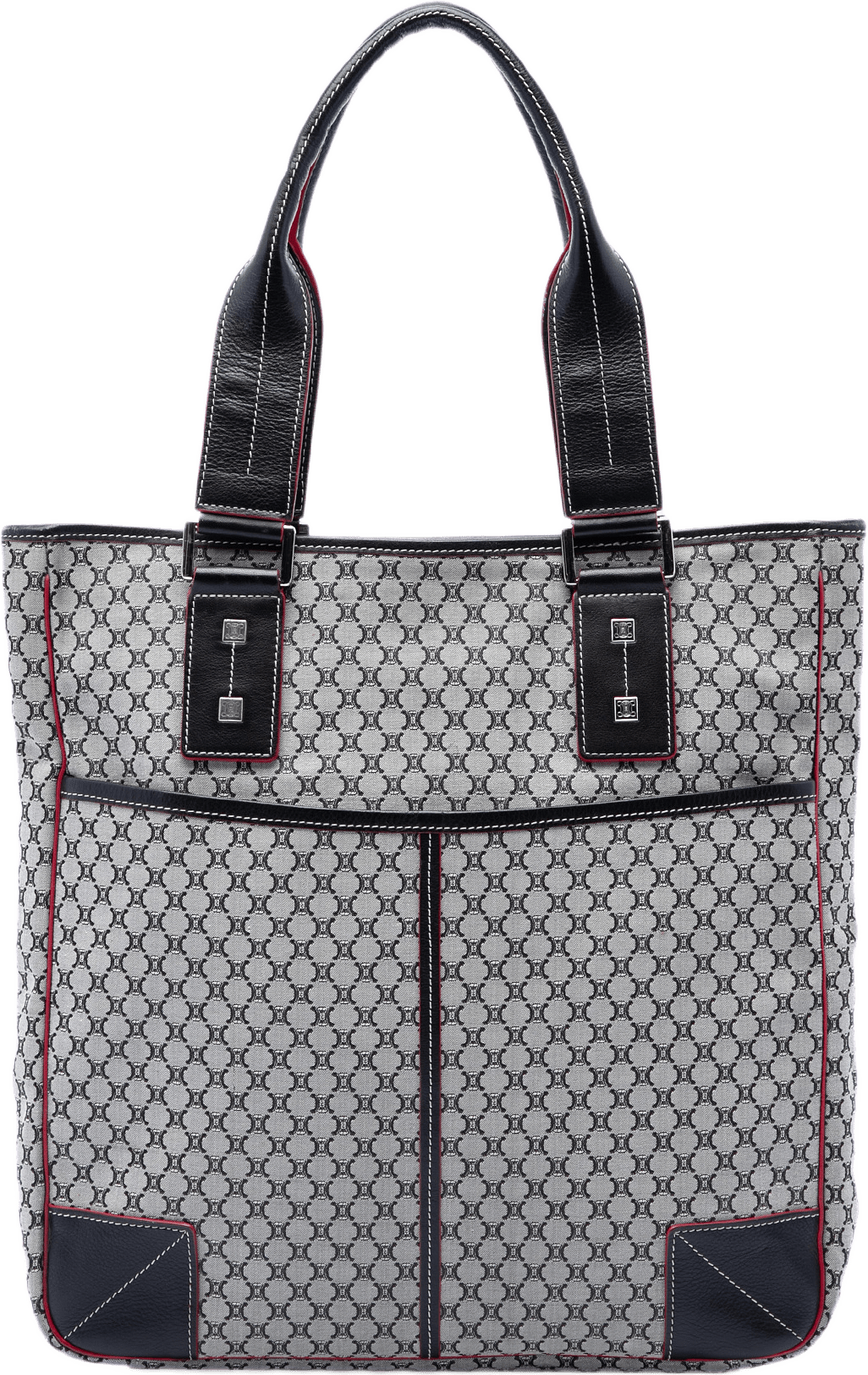 Celine Macadam Canvas Tote, från Luxclusif, i färgen grå.