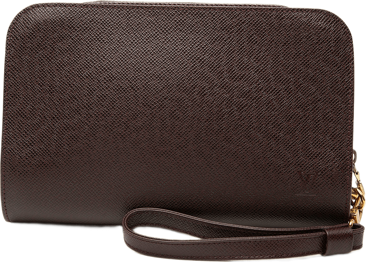 Louis Vuitton Taiga Baikal, från Luxclusif, i färgen röd.