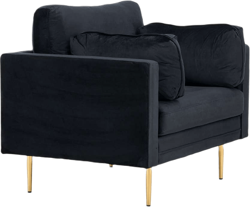 Boom Fåtölj, från Venture Home, i färgen black.