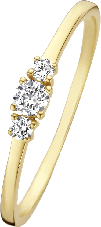 Rivoli 14 Karat Guld Ring, från Isabel Bernard, i färgen gold.