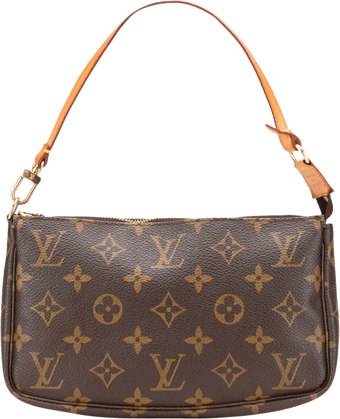 Louis Vuitton Monogram Pochette Accessoires, från Luxclusif, i färgen brown.