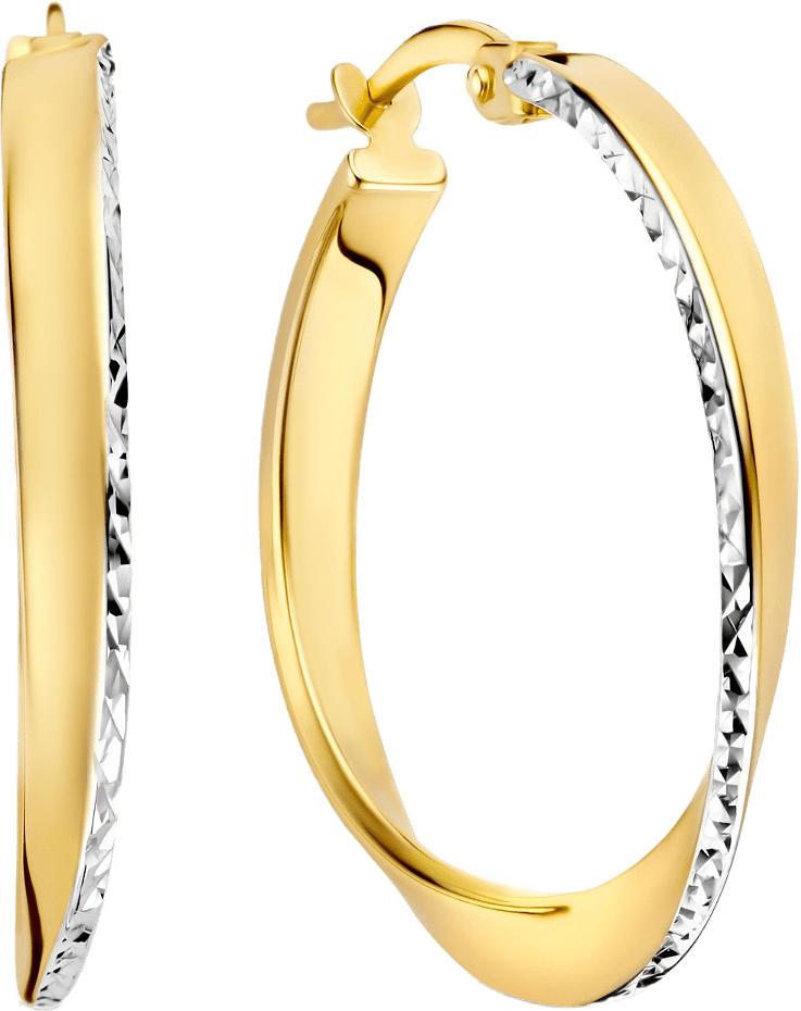 14 Karat Guld Creoler