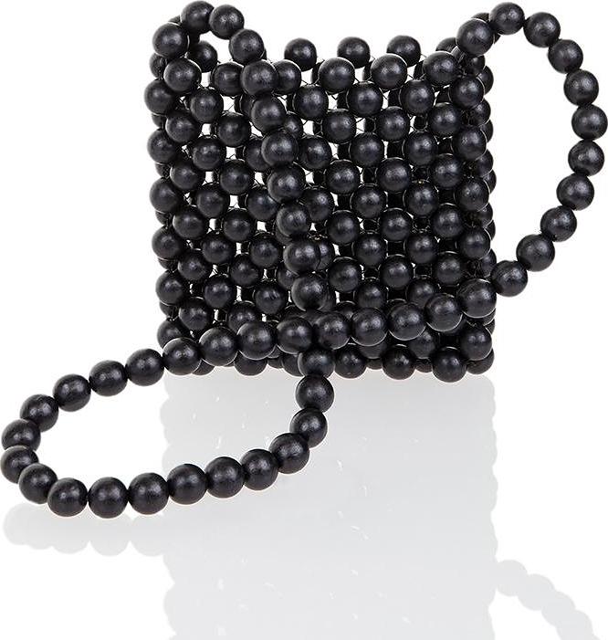 Mia Black Small Beadbag, från Milook, i färgen black.