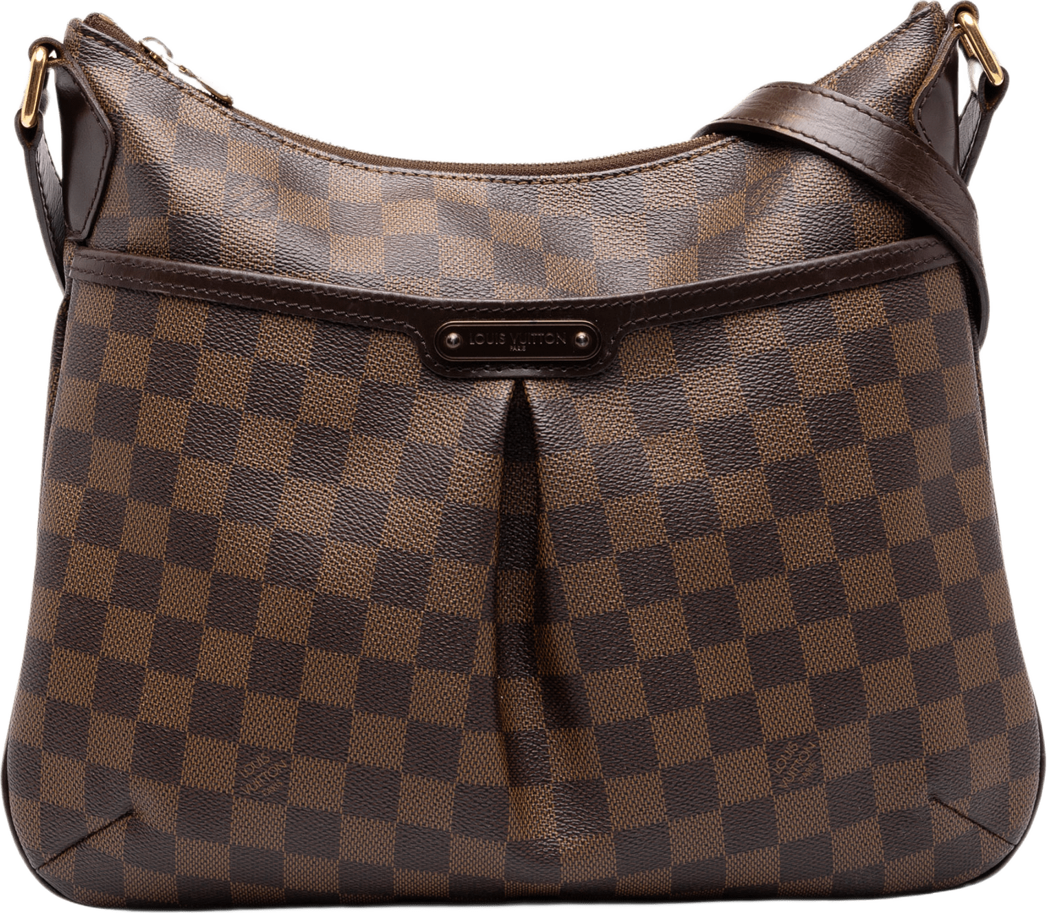 Louis Vuitton Damier Ebene Bloomsbury Pm, från Luxclusif, i färgen brun.