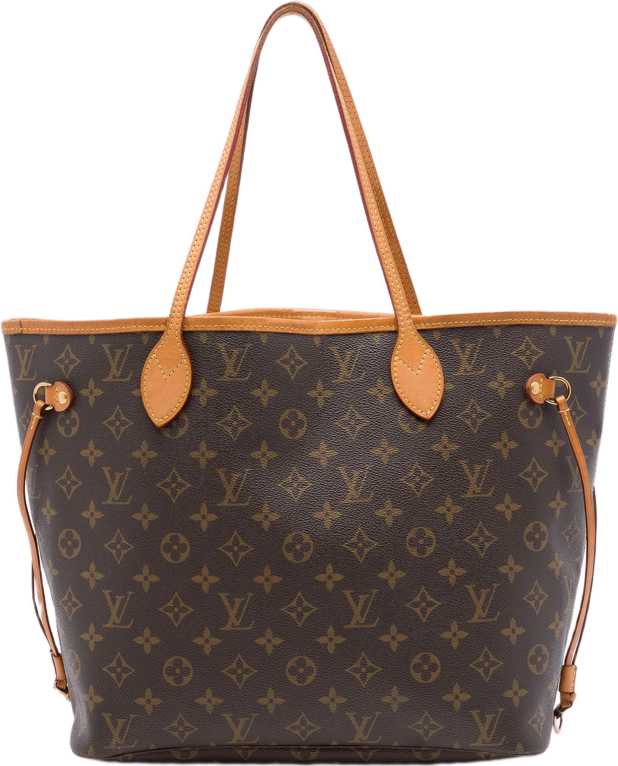 Louis Vuitton Monogram Neverfull Mm, från Luxclusif, i färgen brun.