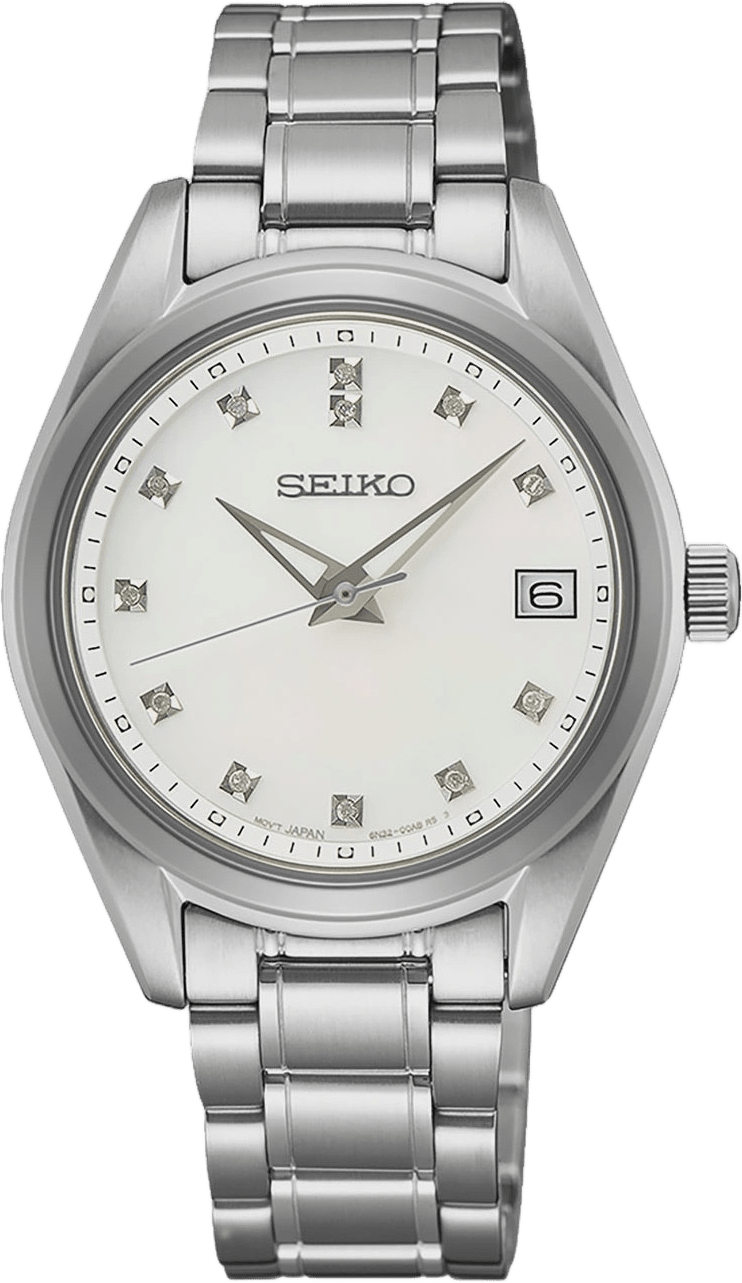 Seiko Classic Vit/stål Metallband - Sur579p1, från Seiko, i färgen 1.