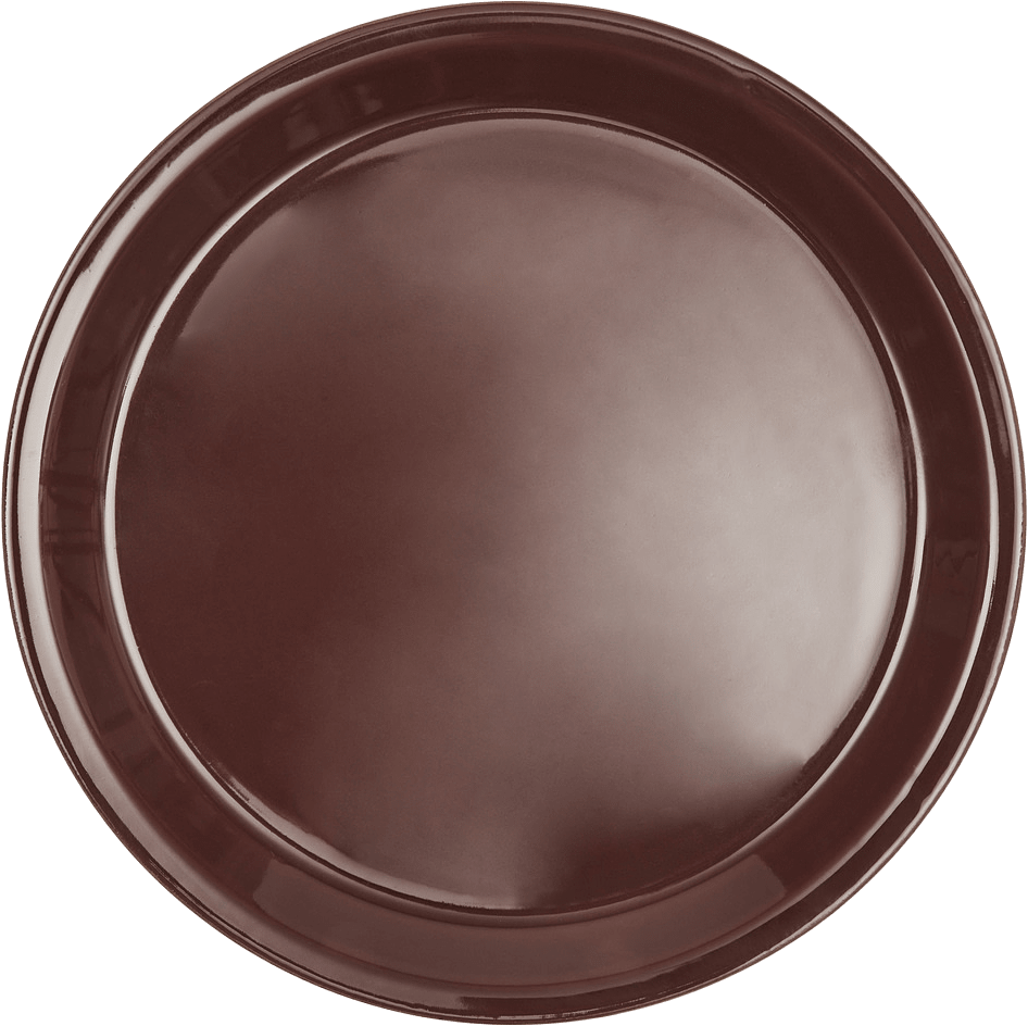 Yuka Lunch Plate - Pack Of 2, från OYOY Living, i färgen dark terracotta.