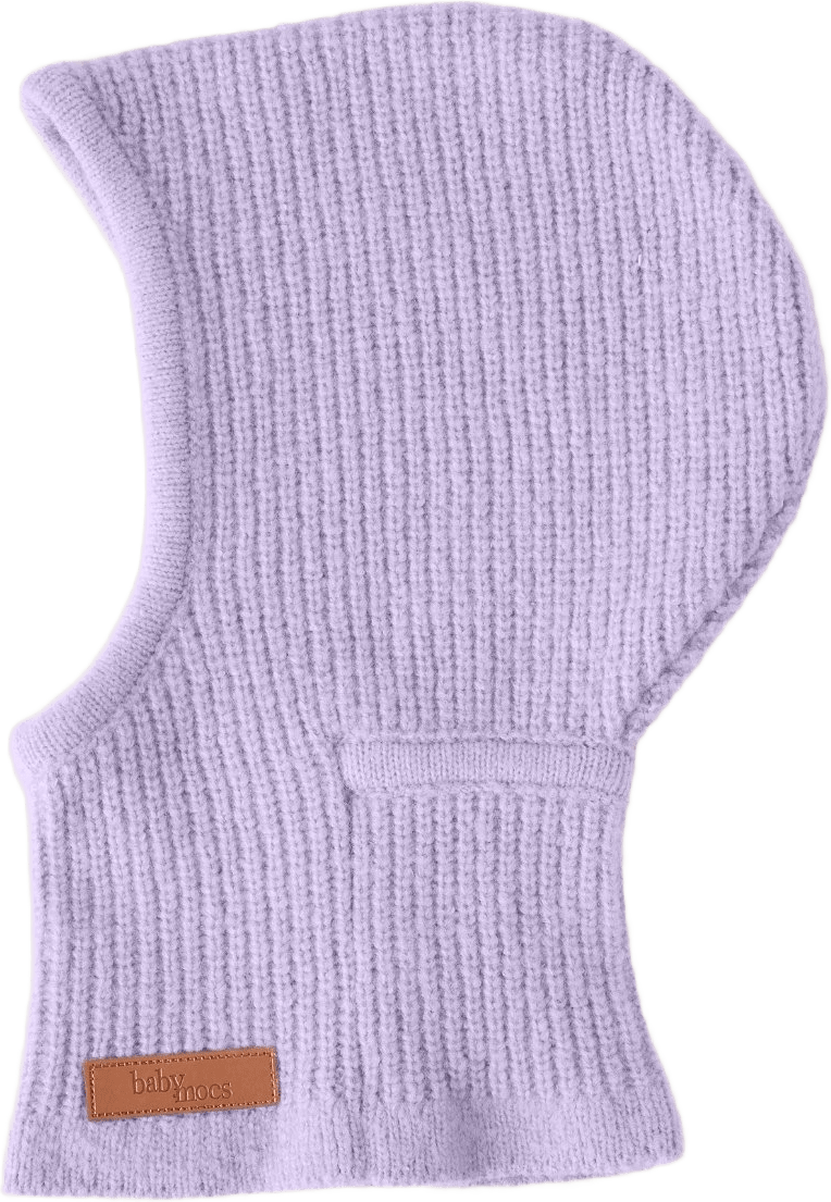 Balaclava - Baby, från BabyMocs, i färgen lilac.