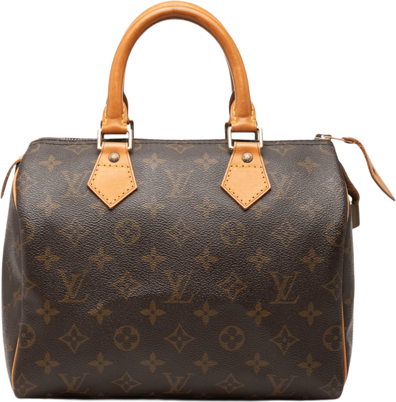 Louis Vuitton Monogram Speedy 25, från Luxclusif, i färgen brown.