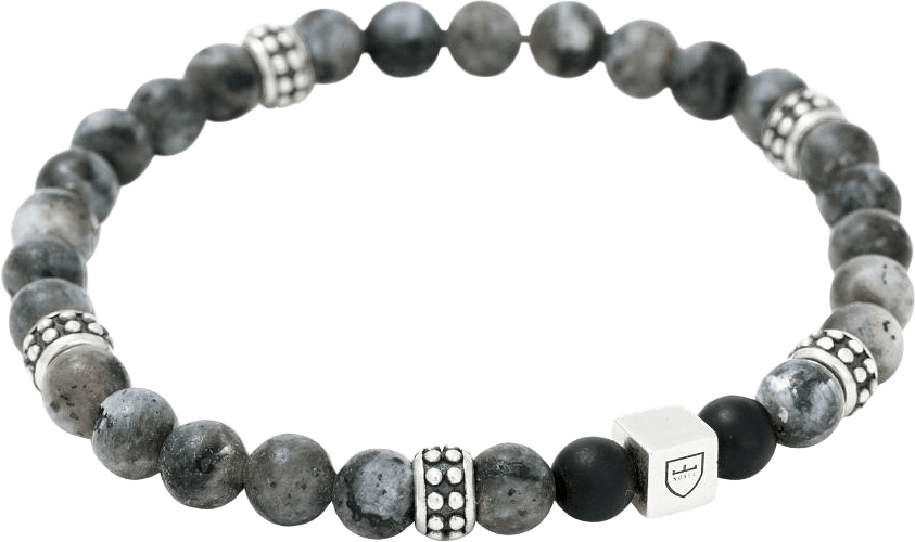Silver/beadsarmband | Jaspis/onyx| Nobel By Billgren