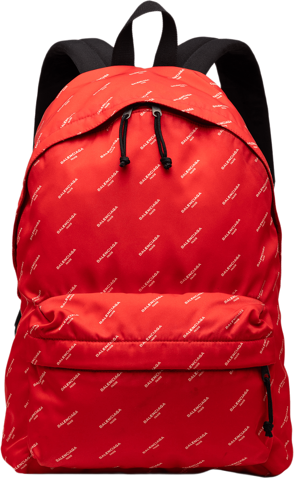 Balenciaga Nylon Explorer Backpack, från Luxclusif, i färgen red.