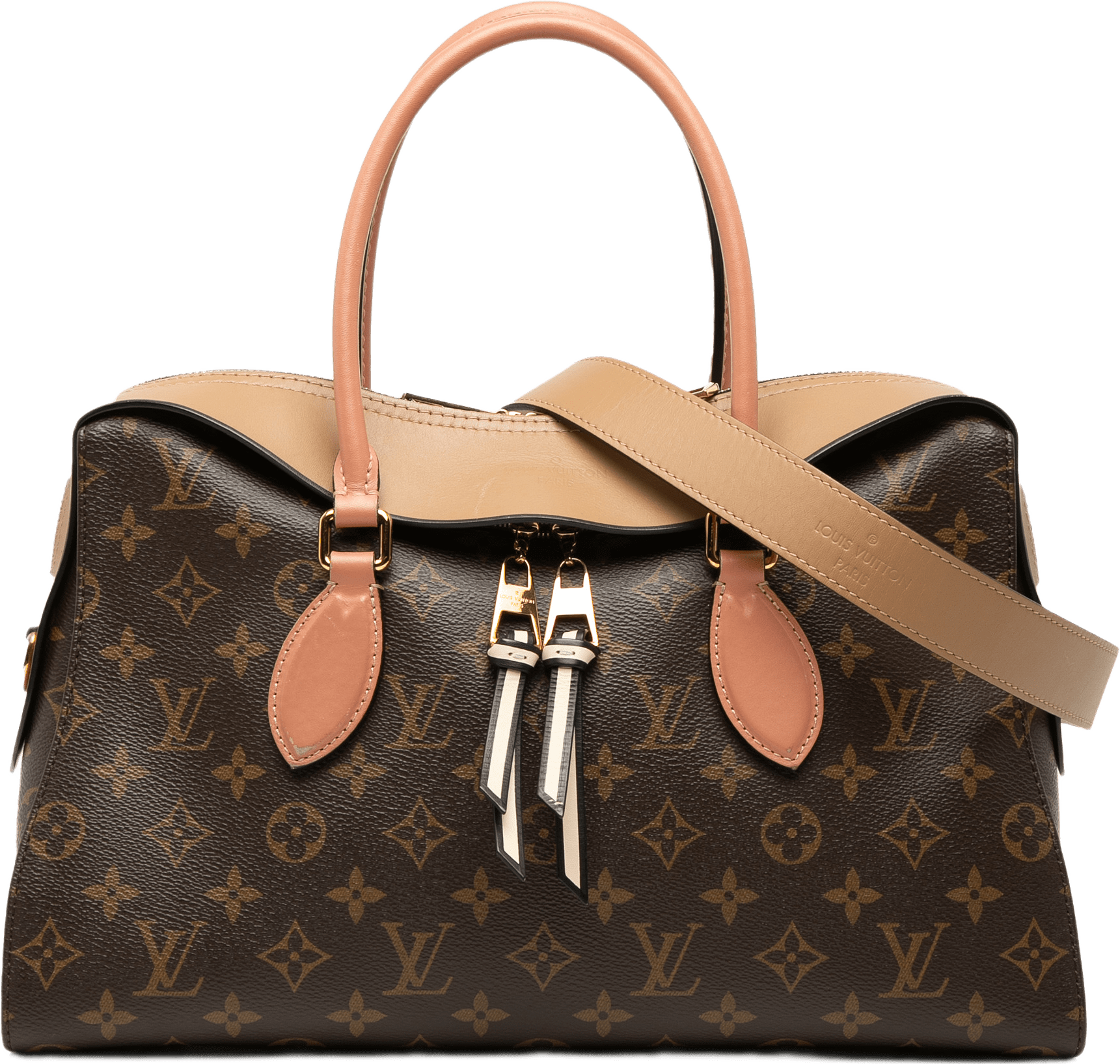 Louis Vuitton Monogram Tuileries, från Luxclusif, i färgen brun.