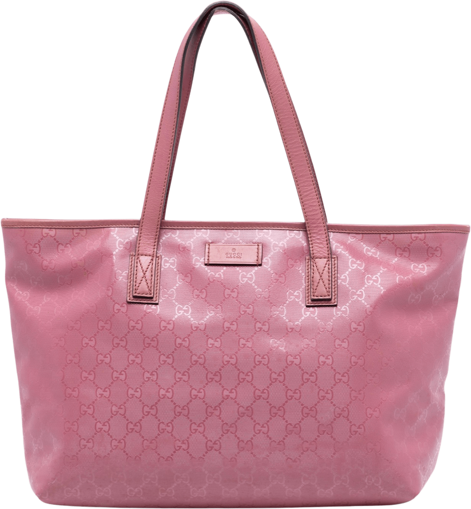 Gucci Medium Gg Imprime Tote, från Luxclusif, i färgen pink.