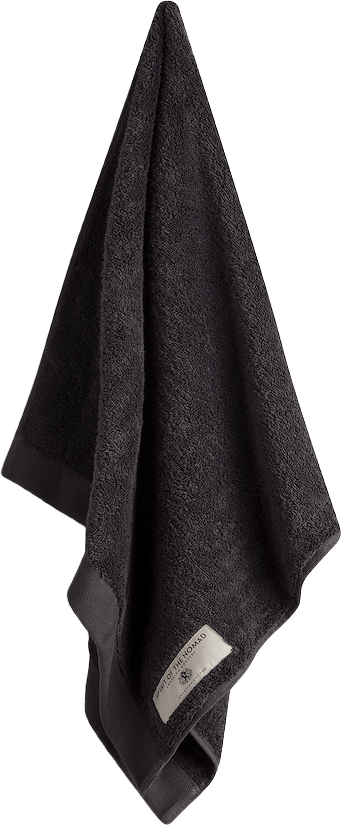 Handduk Spirit 50x70cm, från Spirit of the Nomad, i färgen lava grey.