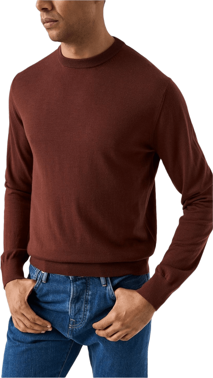 Stickad Crew Neck