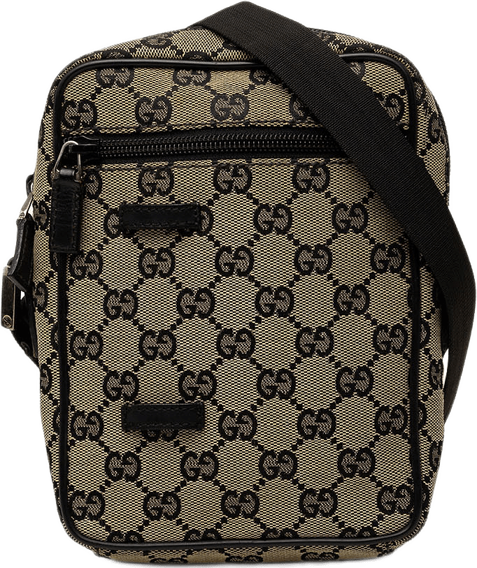 Gucci Gg Canvas Crossbody, från Luxclusif, i färgen beige.
