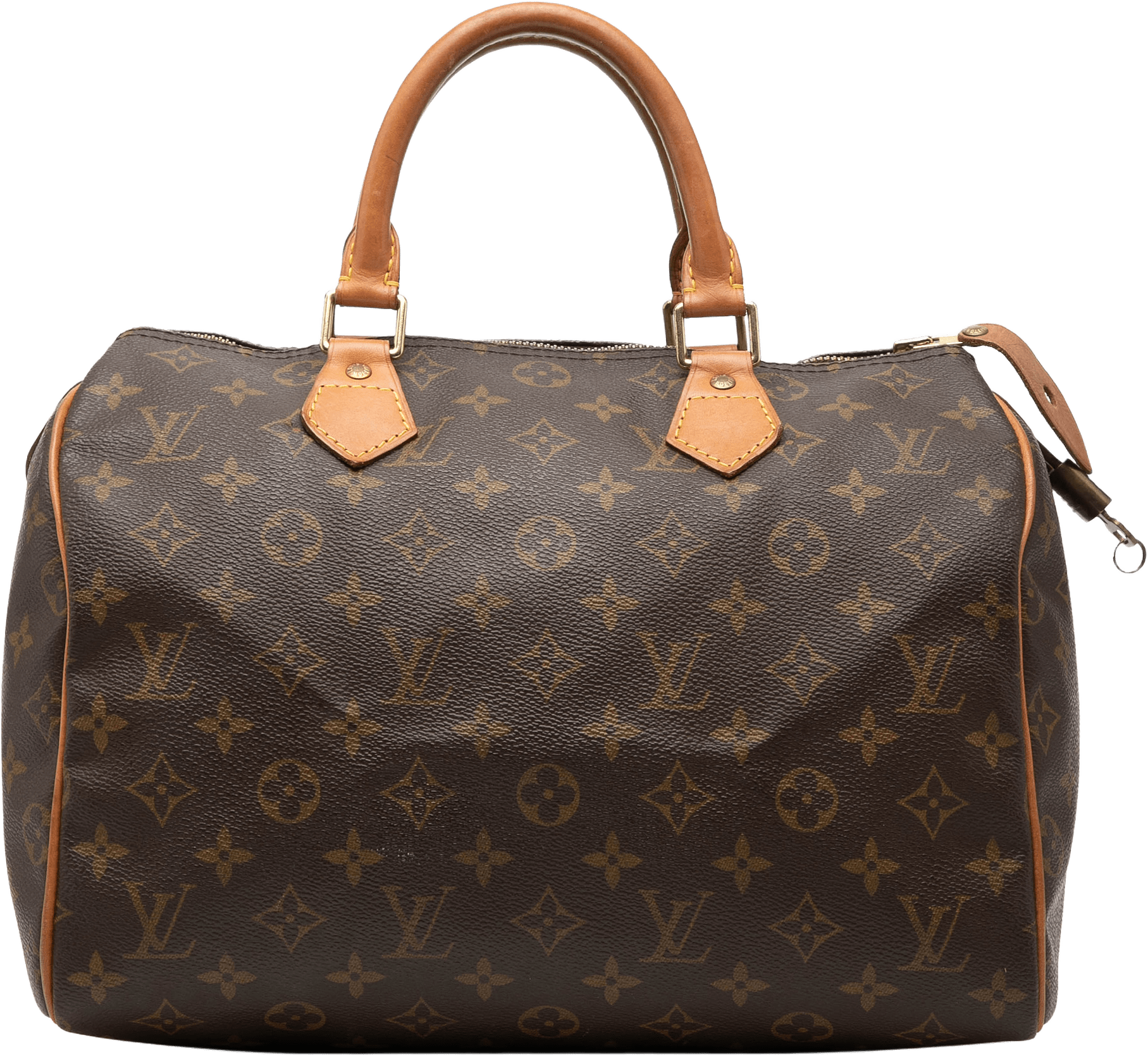 Louis Vuitton Monogram Speedy 30, från Luxclusif, i färgen brown.