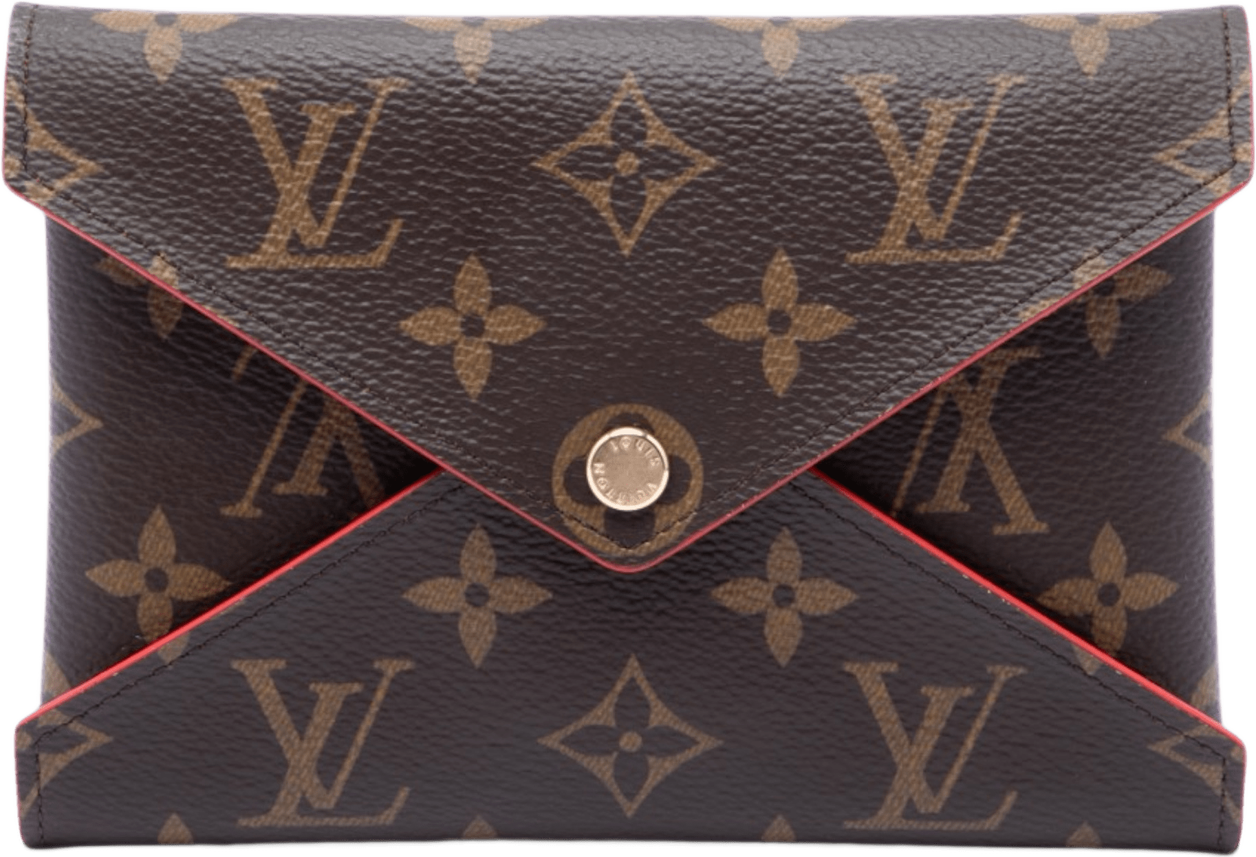 Louis Vuitton Monogram Pochette Kirigami Mm, från Luxclusif, i färgen brun.