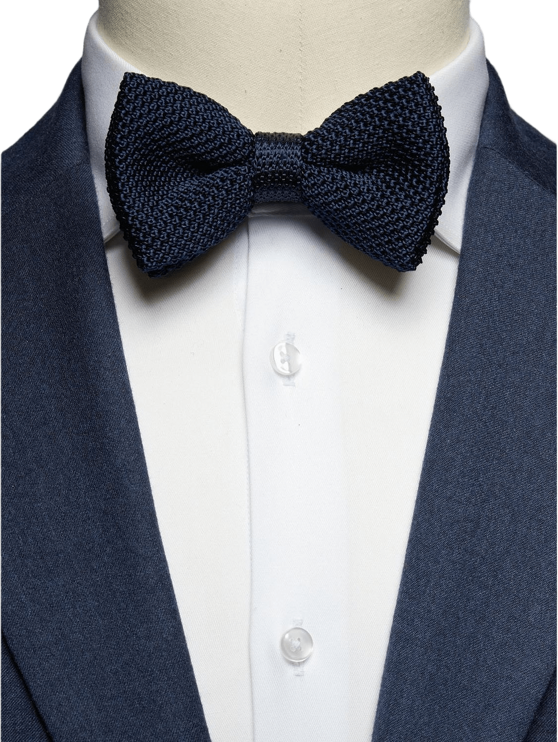 Knitted Bow Tie, från John Henric, i färgen dark blue.