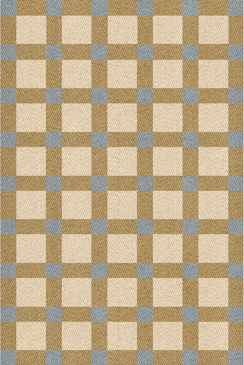 Evelina Kroon Jutematta 280x270cm, från Layered, i färgen gul.