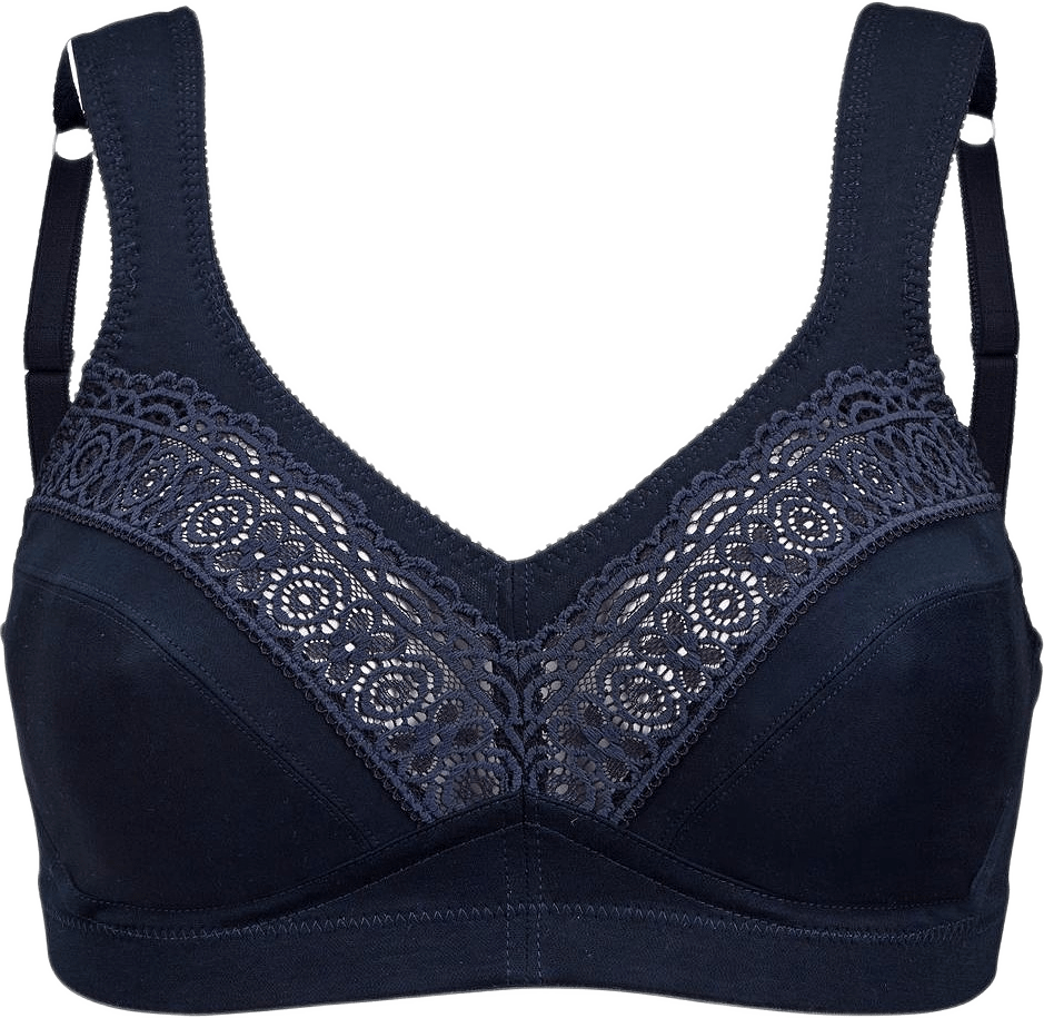 Cotton Star Bh Utan Bygel, från Swegmark, i färgen navy.