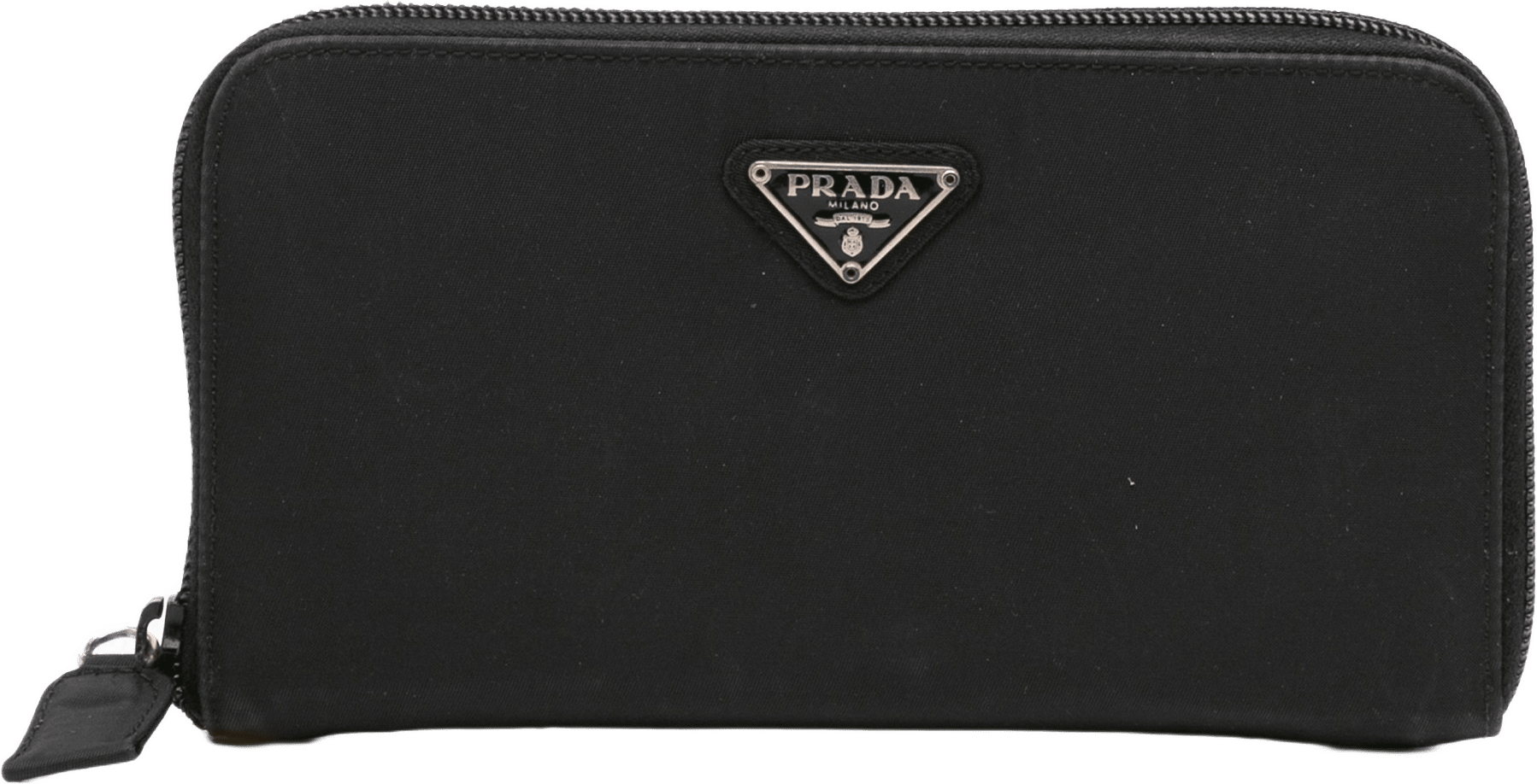 Prada Tessuto Zip Around Long Wallet