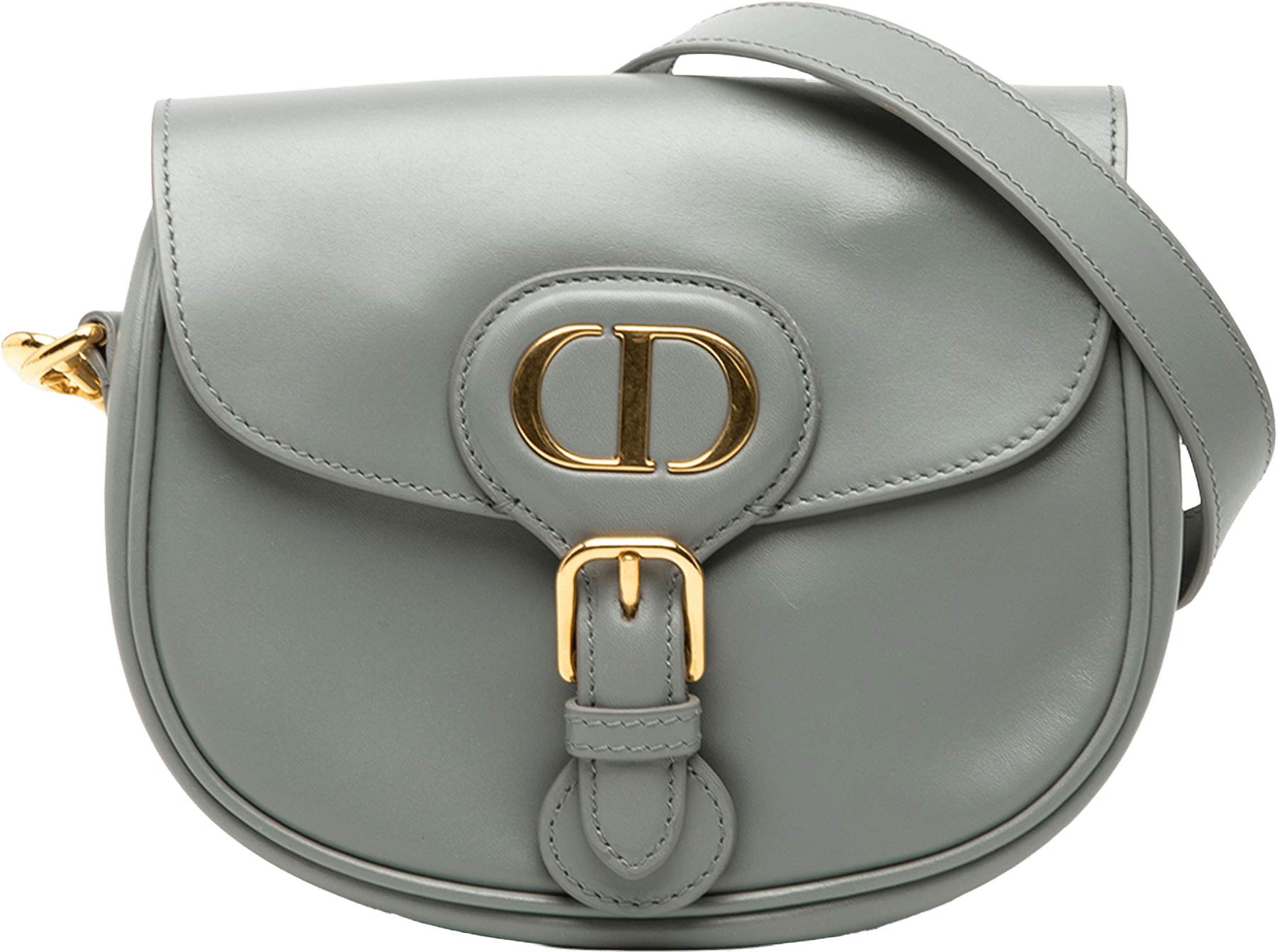 Dior Small Leather Bobby Crossbody, från Luxclusif, i färgen gray.