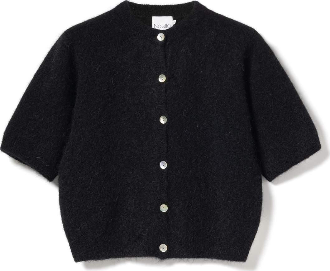Kae Ss Knit Cardigan - Black, från Noella, i färgen black.