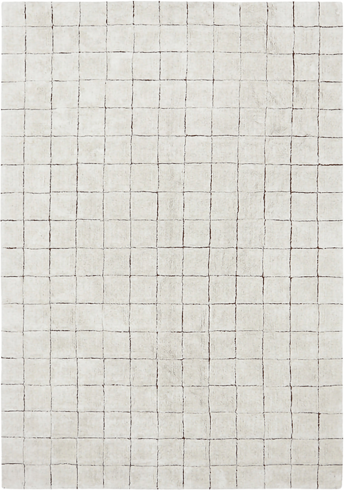 Tvättbar Matta Mosaik, från LORENA CANALS, i färgen beige.