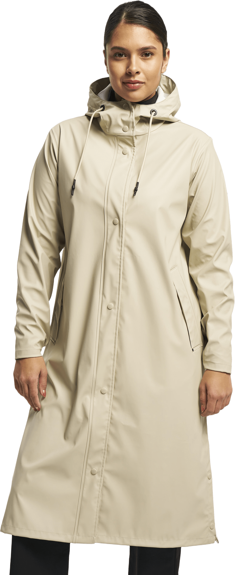 Apelviken Maxi Coat Women, från Tenson, i färgen sand.