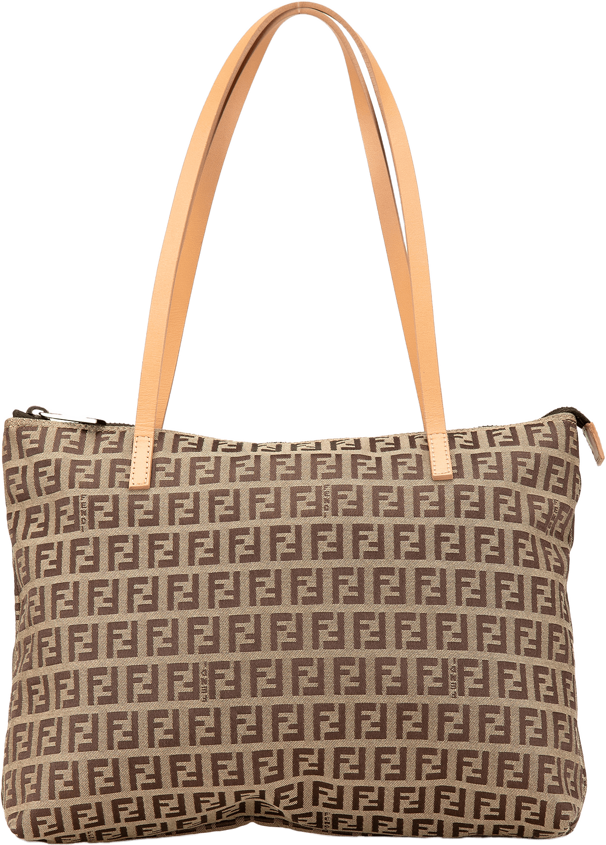 Fendi Zucchino Canvas Tote, från Luxclusif, i färgen beige.