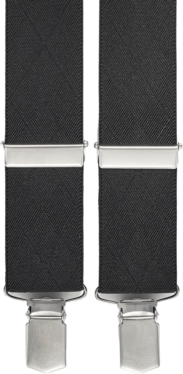 Suspenders Solid, från John Henric, i färgen black.