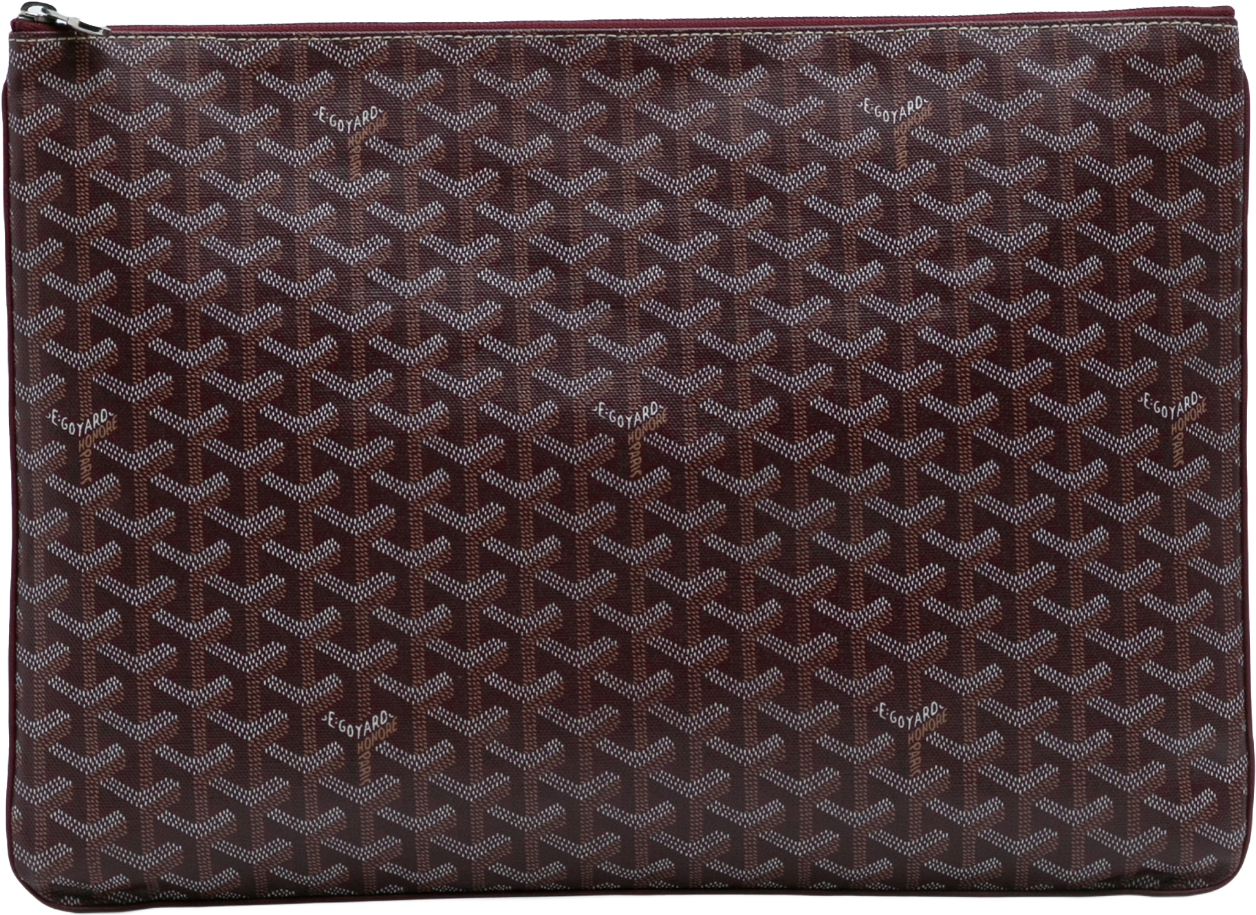 Goyard Goyardine Senat Gm, från Luxclusif, i färgen burgundy.