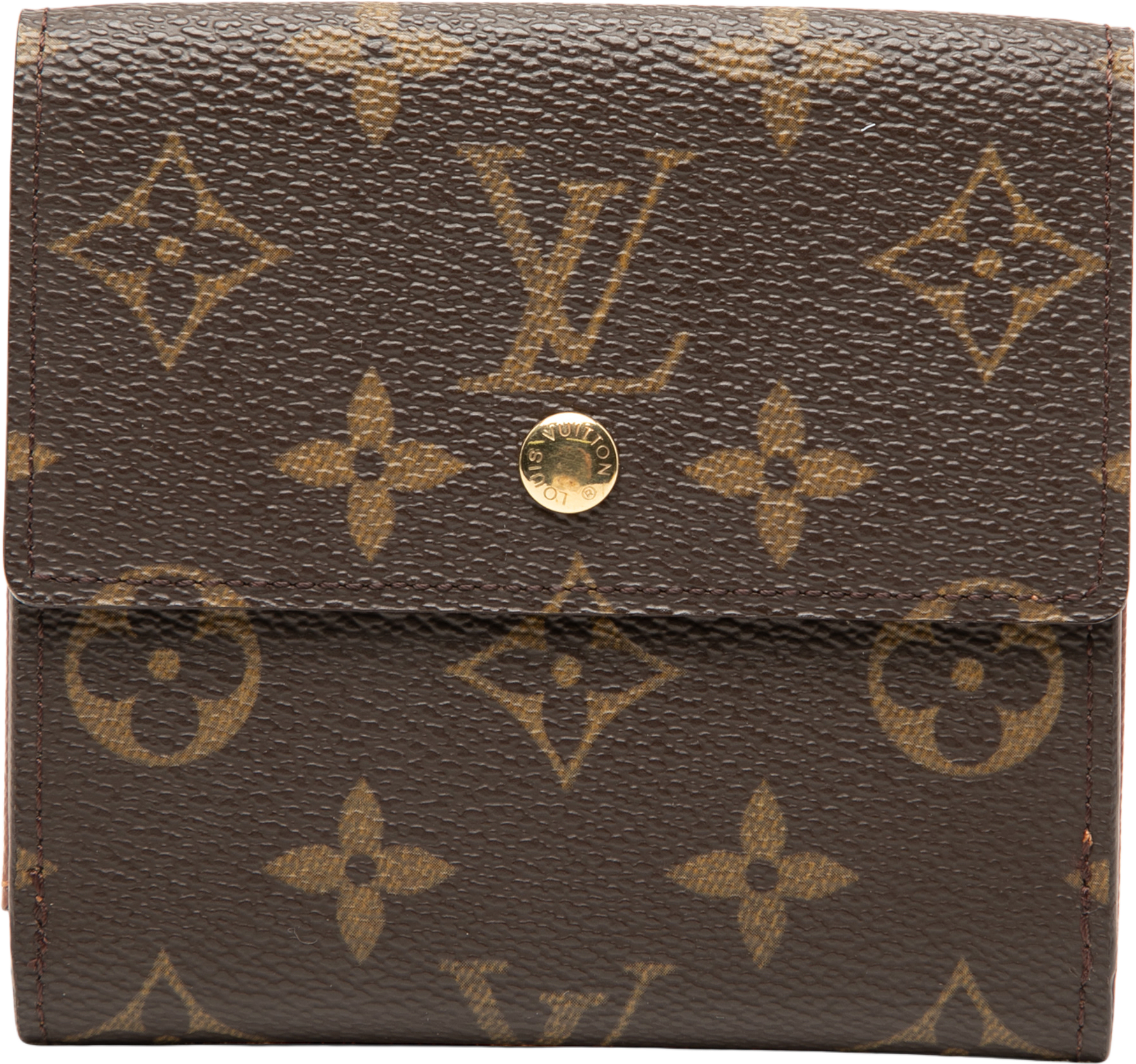 Louis Vuitton Monogram Elise Wallet, från Luxclusif, i färgen brown.