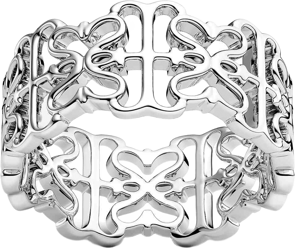 Icona Ring, från Sif Jakobs Jewellery, i färgen silver.
