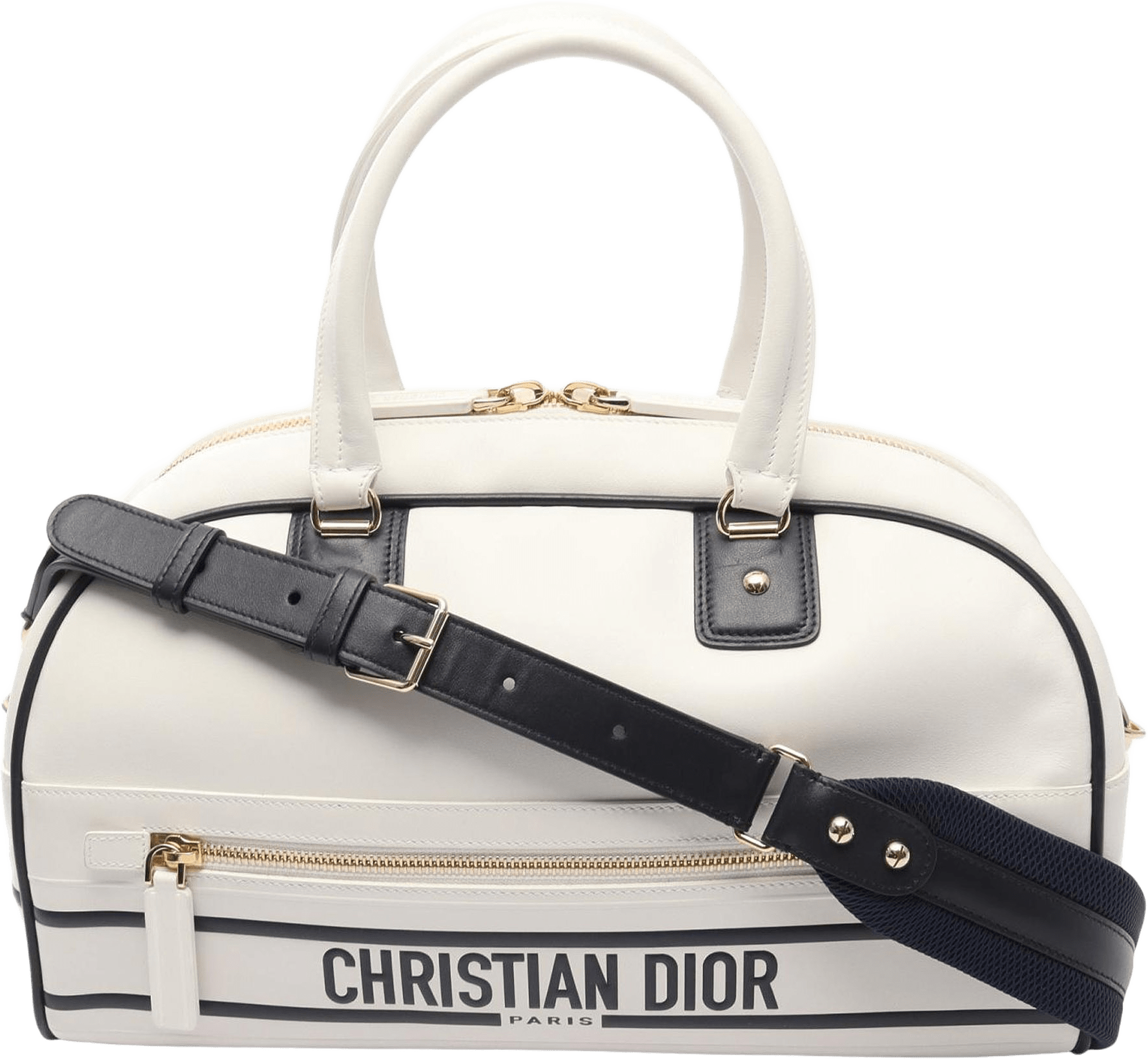 Dior Medium Leather Dior Vibe Bowling Bag