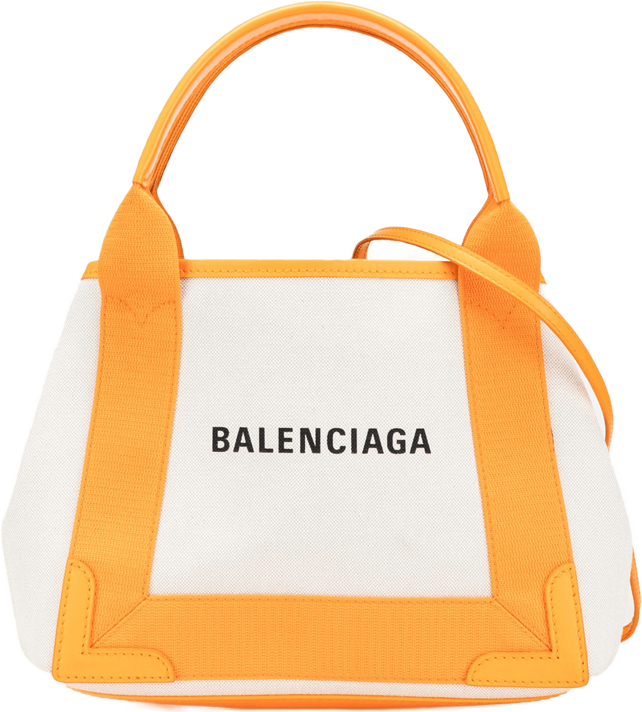 Balenciaga Canvas Navy Cabas Xs