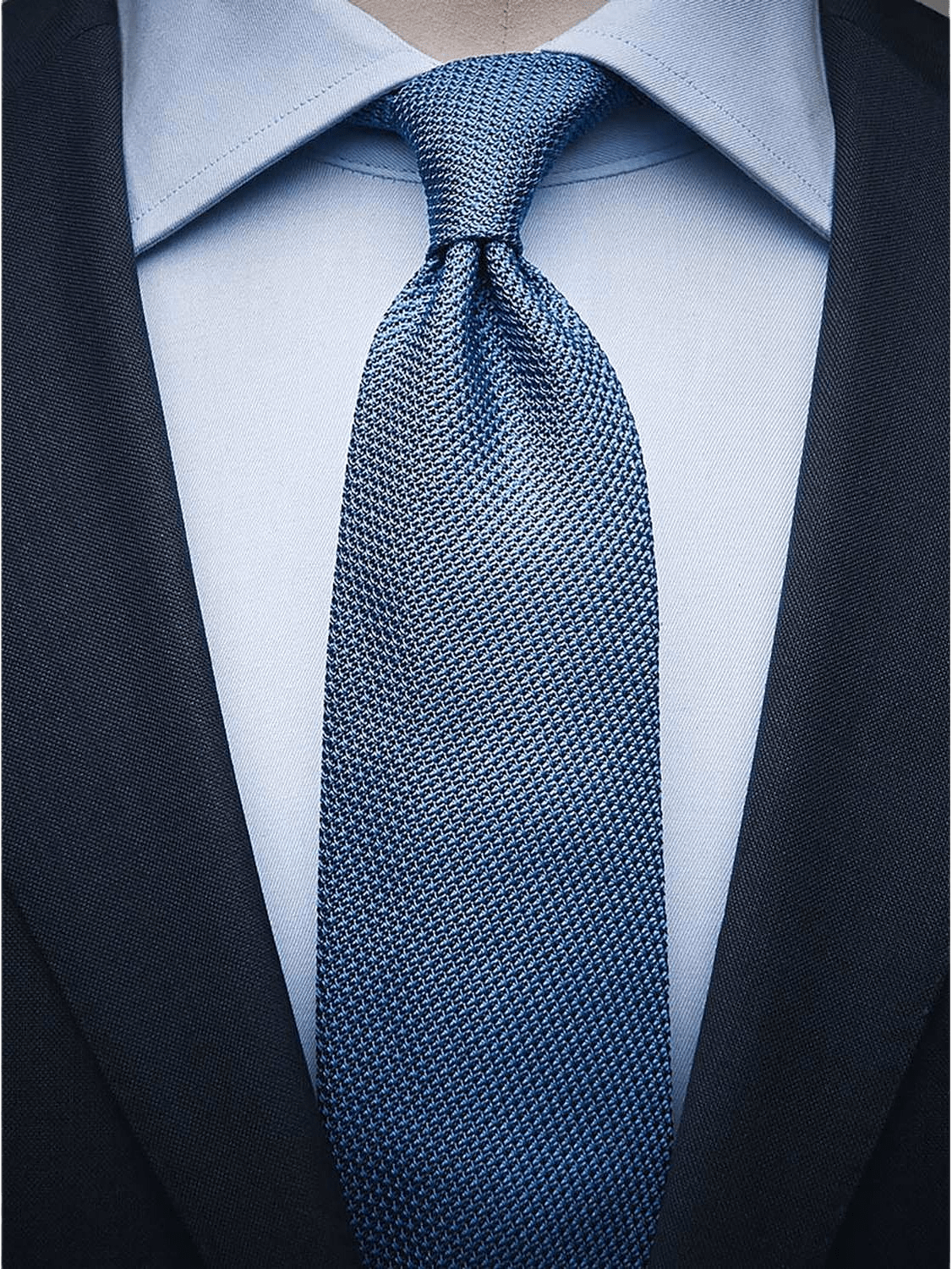 Grenadine Tie, från John Henric, i färgen blue.