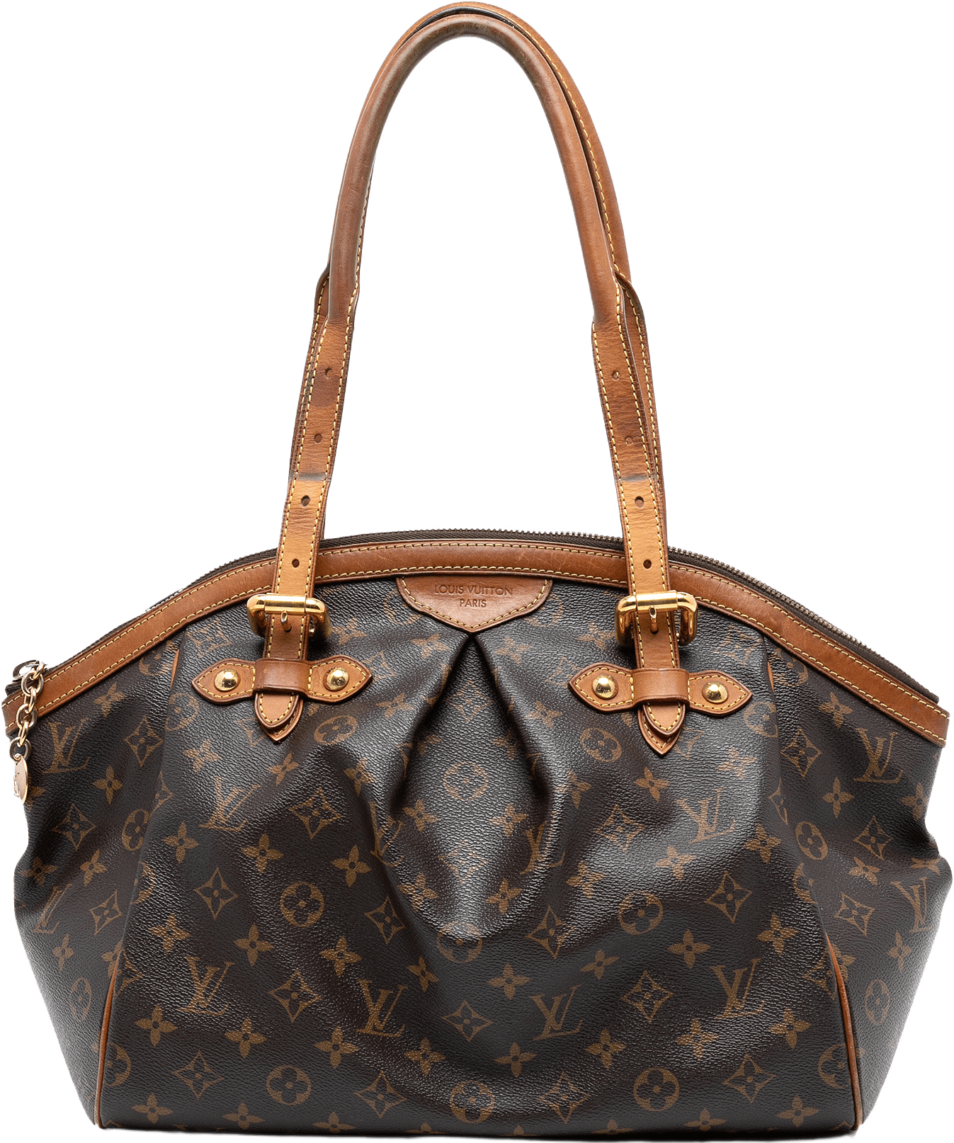 Louis Vuitton Monogram Tivoli Gm, från Luxclusif, i färgen brown.