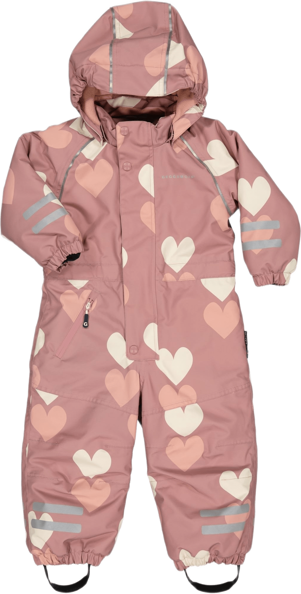 Vinteroverall Unitoddler, från Geggamoja, i färgen rosa.
