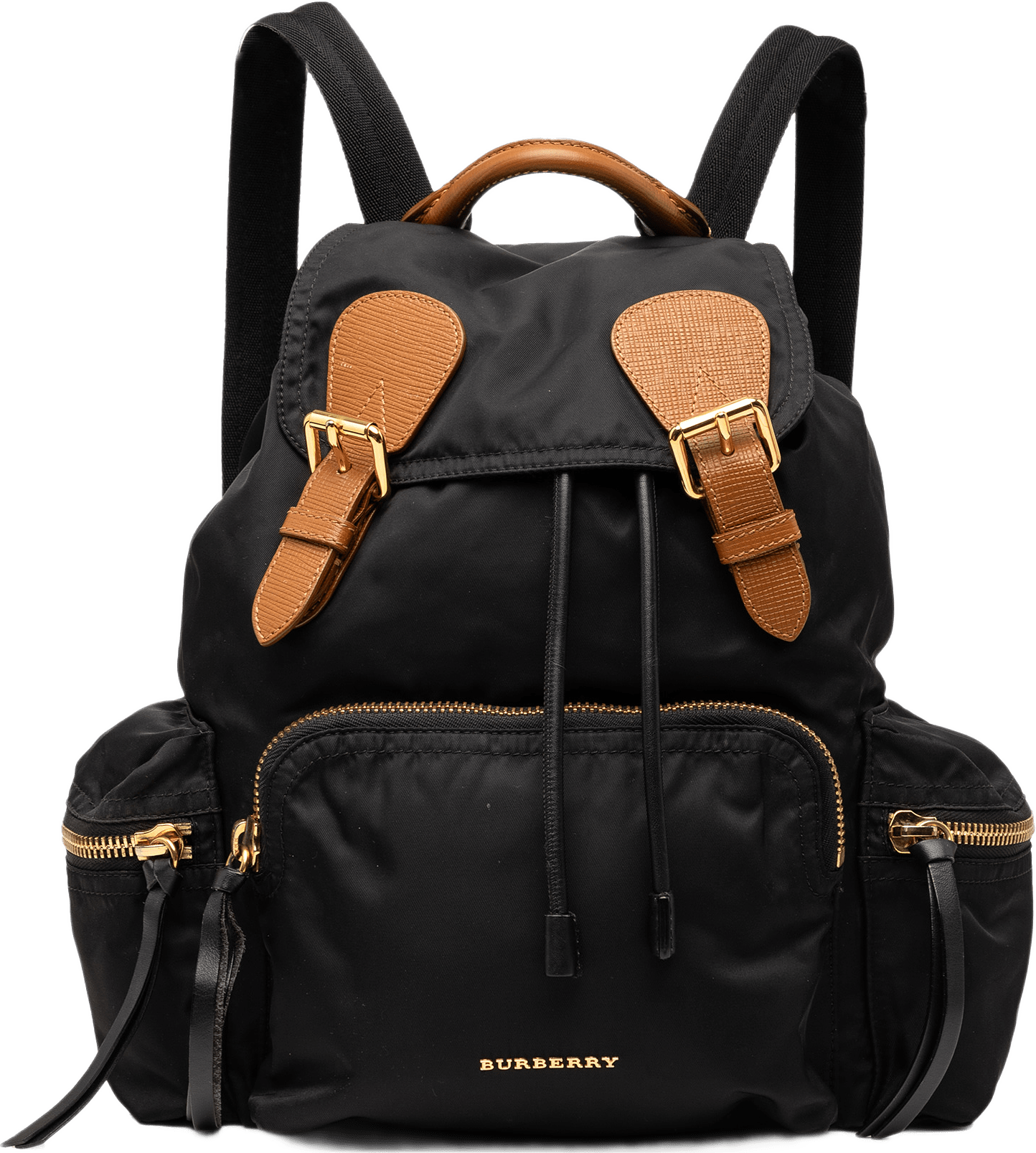 Burberry Medium Nylon Runway Backpack, från Luxclusif, i färgen black.