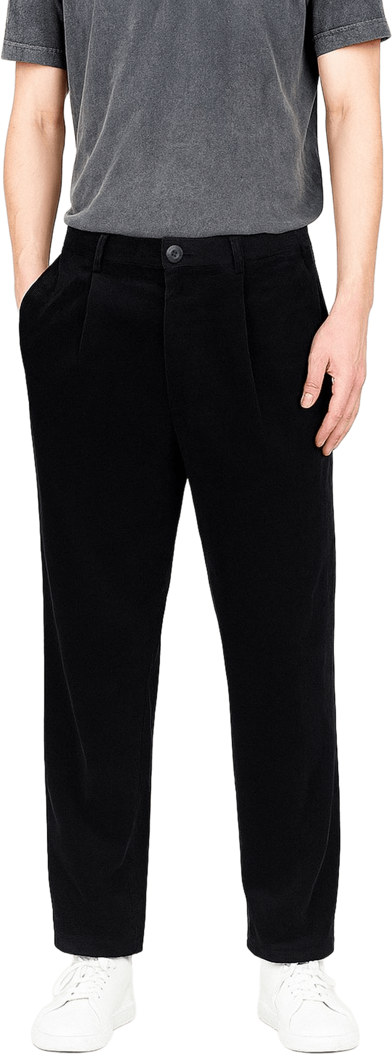 Lou Cord Trousers, från Ciszere, i färgen black.