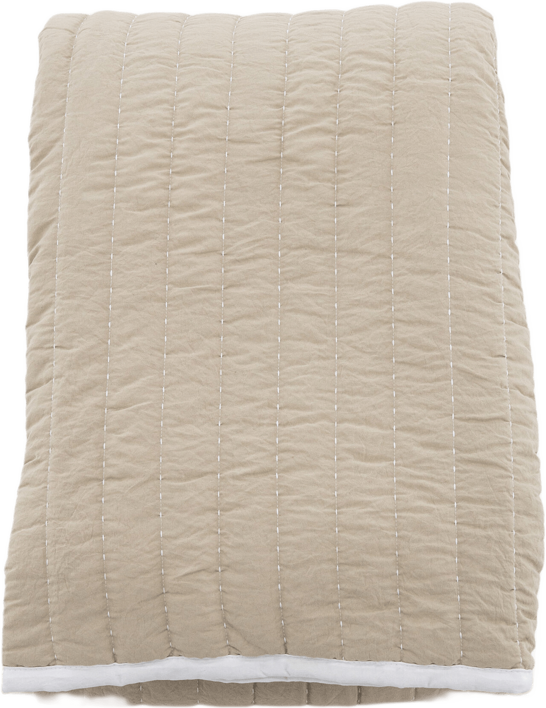 Juni Överkast, från Venture Home, i färgen beige.