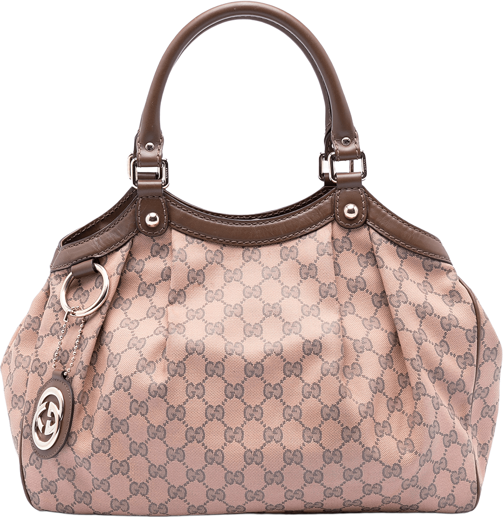 Gucci Medium Gg Canvas Sukey Tote, från Luxclusif, i färgen pink.
