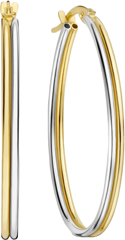 Rivoli 14 Karat Guld Creoler